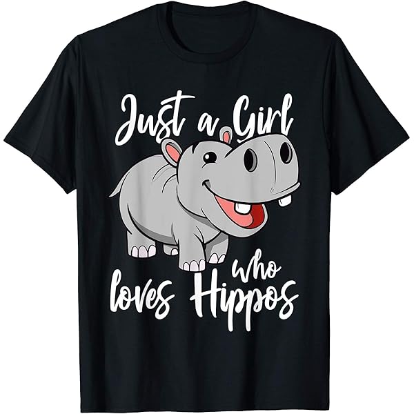 Amazon.com: inktastic Cute Purple Hippo Toddler T-Shirt 2T